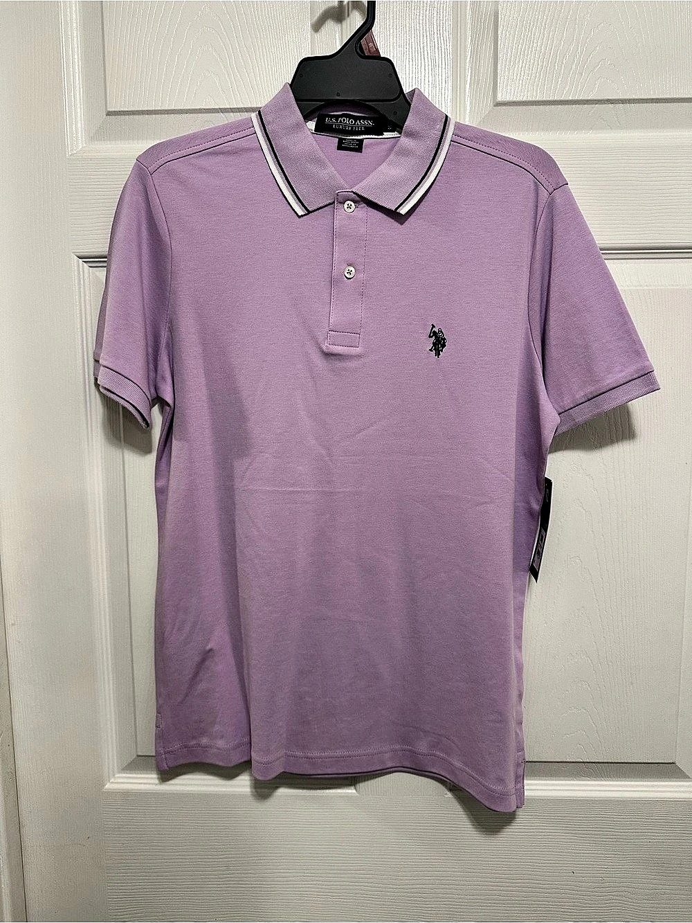 U.S. Polo Assn. Men's Polo Shirt Purple Small NWT